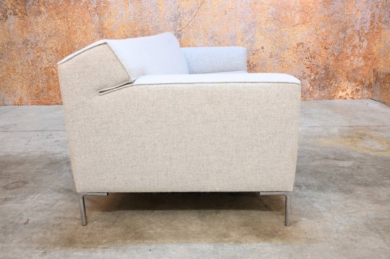 Image 1 of Design on Stock Bloq driezitsbank in grijze Amdal stof
