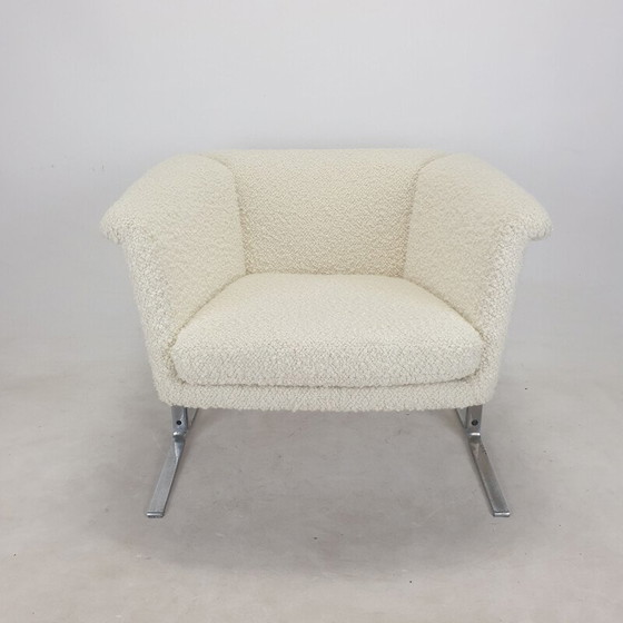 Image 1 of Pair of vintage wool bouclé armchairs by Geoffrey Harcourt for Artifort, 1963