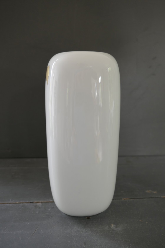 Image 1 of Vaso vintage Scherzer in porcellana con gigli di arum