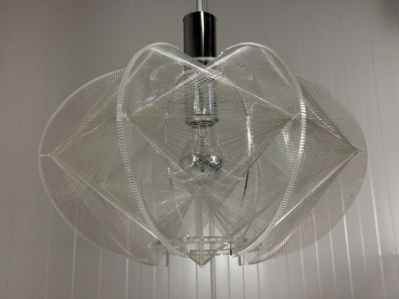 Suspension Swag de Paul Secon, Sompex années 1960, Plexiglas, Transparent (photo 6 sur 14)