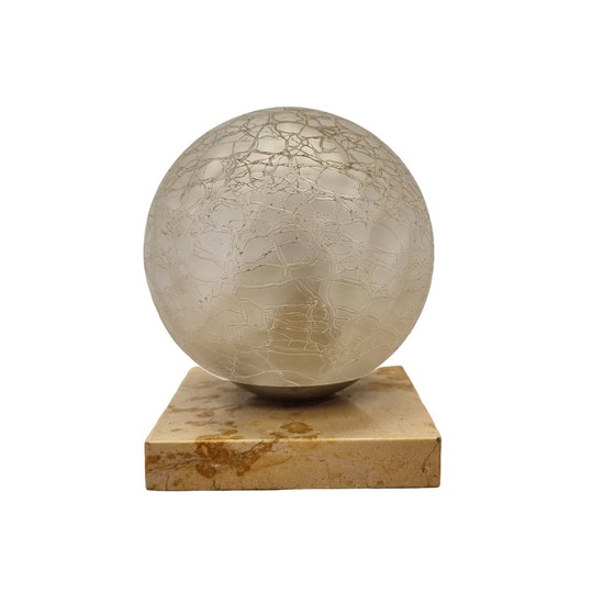 Image 1 of Vintage Crackle Marmeren Lamp