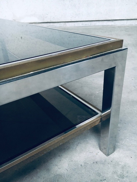 Image 1 of Hollywood Regency Design Flaminia Two Tier Coffee Table, France 1970's