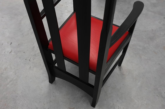 Image 1 of Pair of Argyle Chairs by Charles Rennie Mackintosh for Atelier International, Italy 1970s