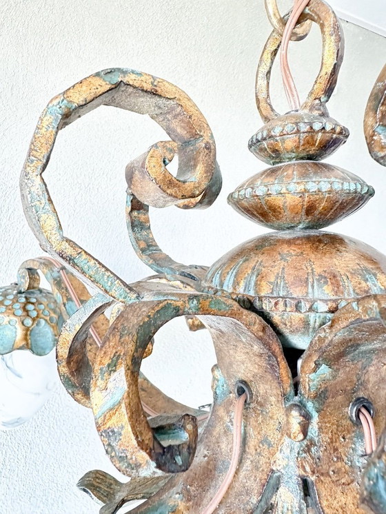 Image 1 of Vintage brutalist chandelier