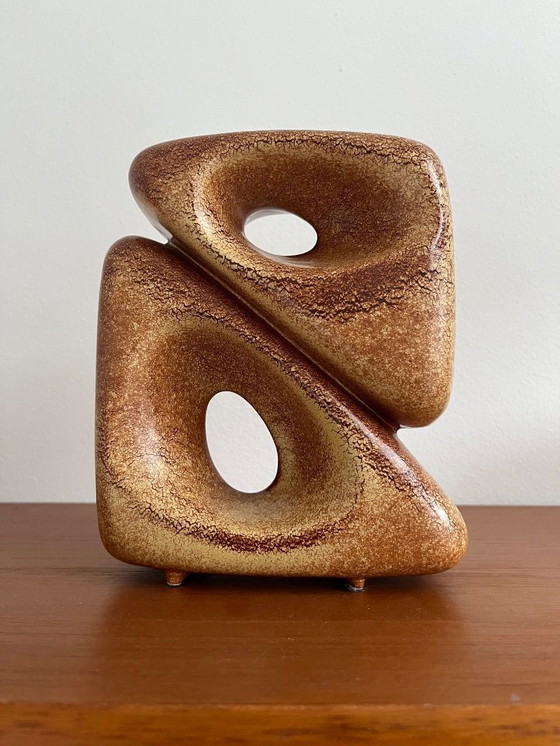 Image 1 of 2 (set) Roberto Rigon vases Bertoncello Ceramiche d'arte