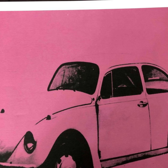 1990s After Andy Warhol Pink Lithograph "Numbered And Signed On Plate" Lithograph – Lithographs & prints (photo 3 of 11)