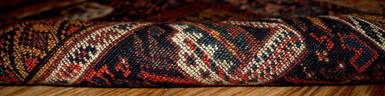 Image 1 of Bolso antiguo persa kurdo de colección, hecho a mano, 1,9" x 2,6" (58 cm x 79 cm), década de 1880 - 1B354