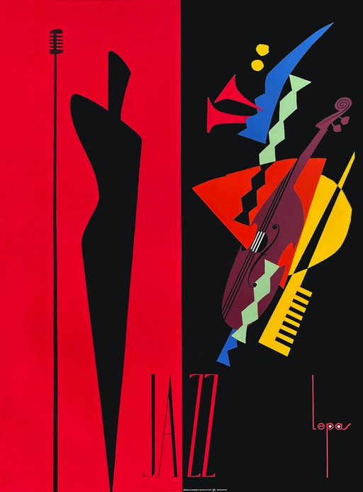 Patrick Boussignac dit LEPAS Jazz cartel original 1990