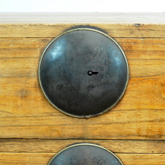 Japanese Tansu chest of drawers, circa 1870, Iron, Wood, Black (photo 11 of 12)