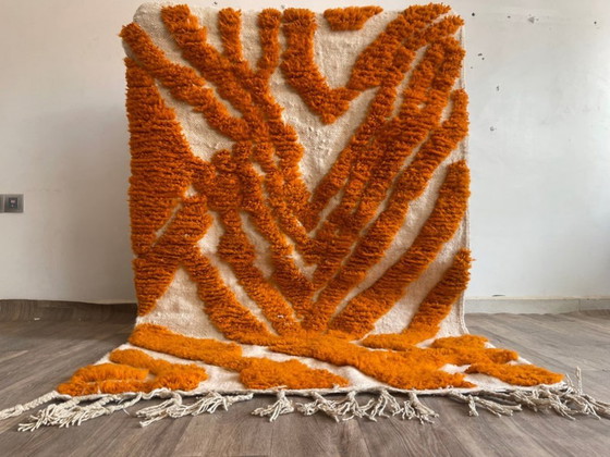 Image 1 of Authentisches Berber-Teppich aus Leinen, 250 x 150 cm