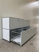 USM Haller Dressoir 2×2 2AT2KT Lichtgrijs