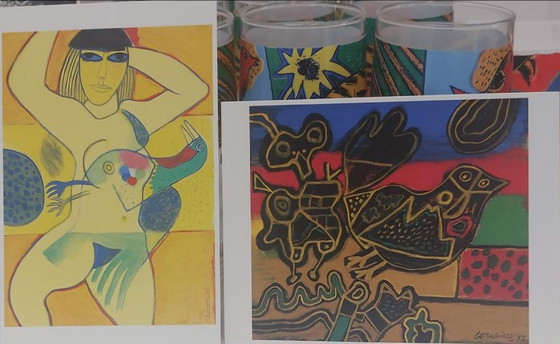 Image 1 of 12 Guillaume Corneille più 4 cartoline