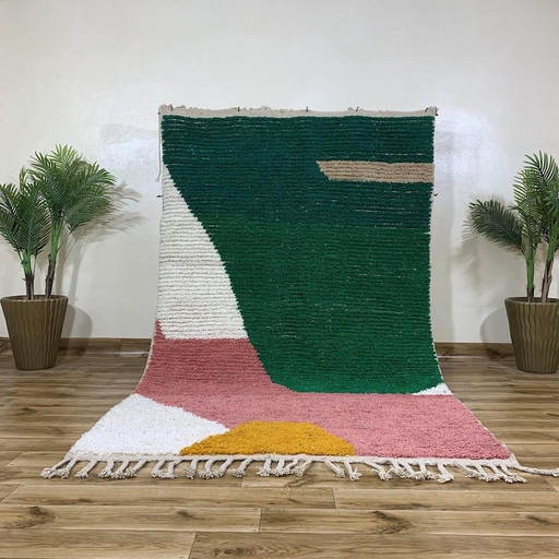 Berber Beni Ourain rug, handwoven using traditional techniques, size 150/250 cm