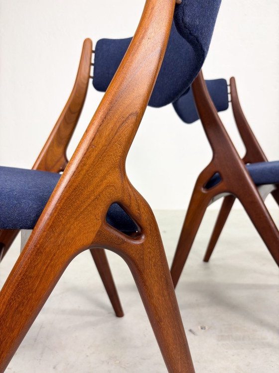 Set 'Aska' Dining chairs by Louis van Teeffelen for Wébé – Wood (photo 20 of 20)