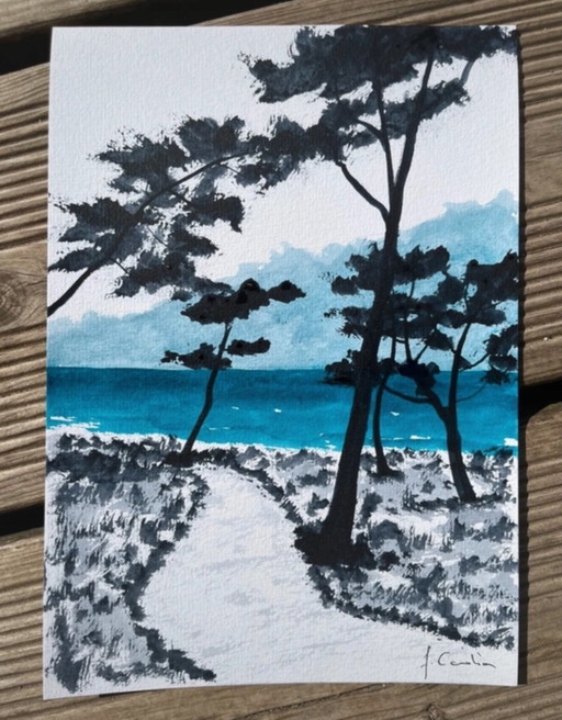 Artist's sketch 21x15cm