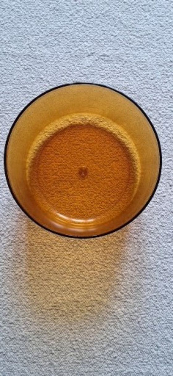 Image 1 of Ciotola da insalata vintage prodotta in Francia in vetro temperato