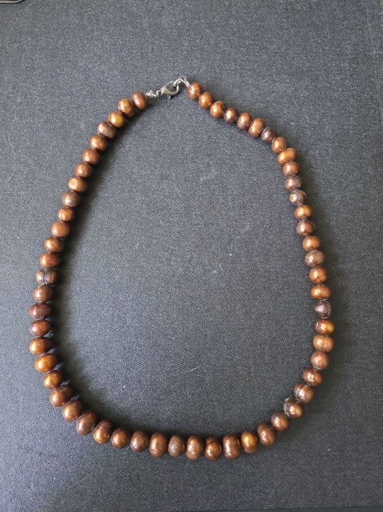 Bruine zoetwaterparelketting, Decoratieve objecten, Anders (foto 2 van 5)