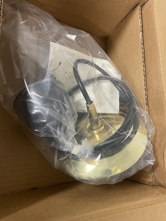 Image 1 of New in box from the 1970s Peill & Putzler glass ball lamp