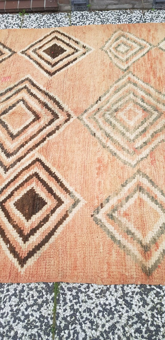 Image 1 of Handgeknoopt Berber kleed wol 348x185cm