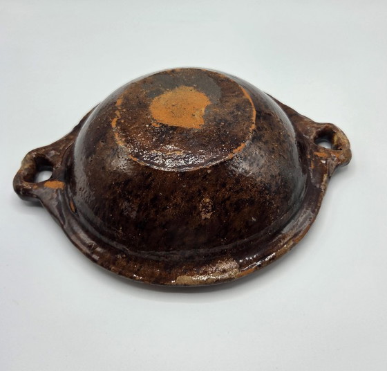 Image 1 of 2 platos antiguos de barro