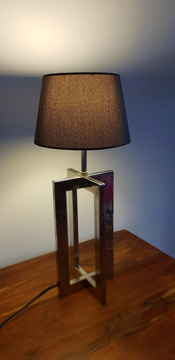 Image 1 of 2x Light Makers Solid Metal Table Lamps