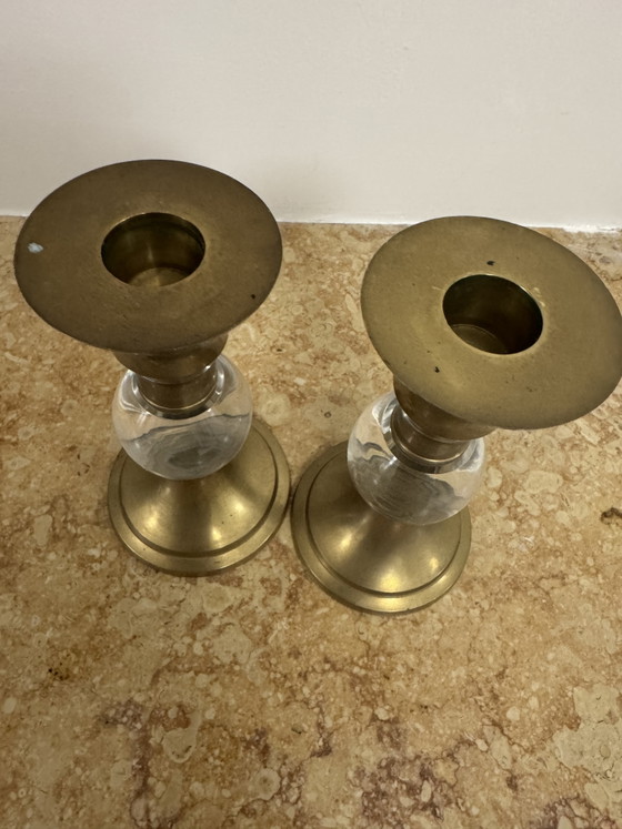 Portacandele Ottone Plexi Anni '70 – Brass, Plexiglass (photo 6 of 15)