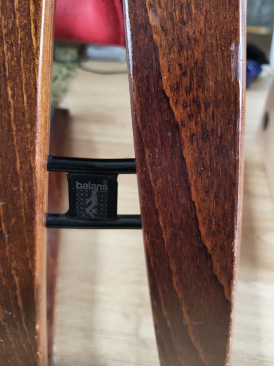 Extremely rare Vintage Stokke Aerobic Balans (Peter Opsvik) – Kvadrat Hallingdal – Stools, Wool, Wood (photo 15 of 15)