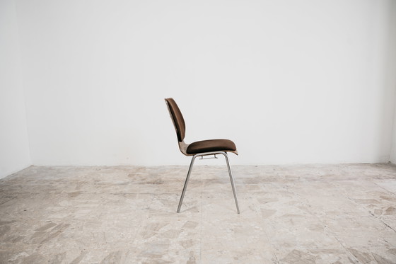 Image 1 of Ensemble de salle à manger style Carlo Ratti avec 6 chaises, design moderne des années 1970