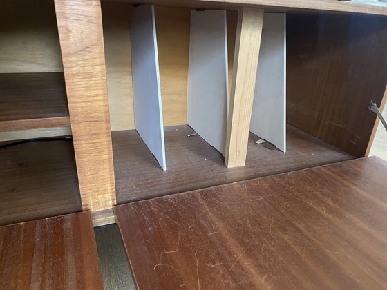 Image 1 of Vintage teakhouten tv-kast, dressoir, lowboard, jaren zestig