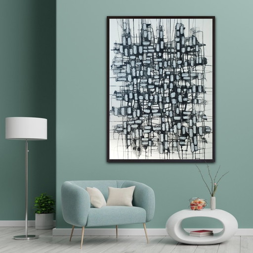 Natia Antadze Composición abstracta XXL