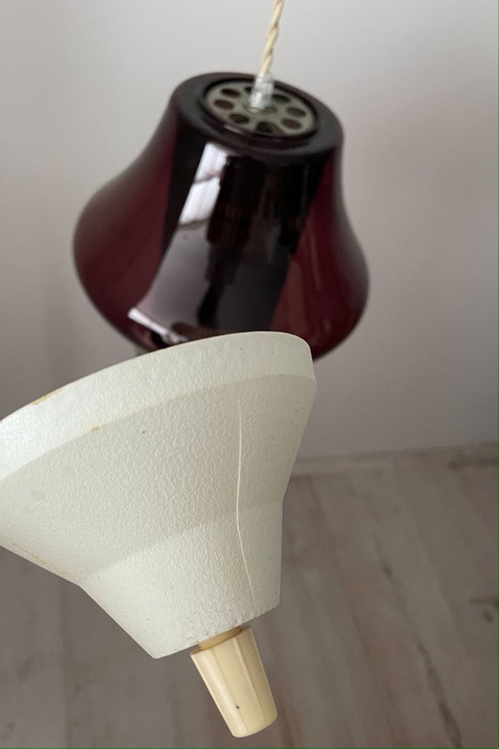 Image 1 of Philips lampada a sospensione in vetro vintage serie NX