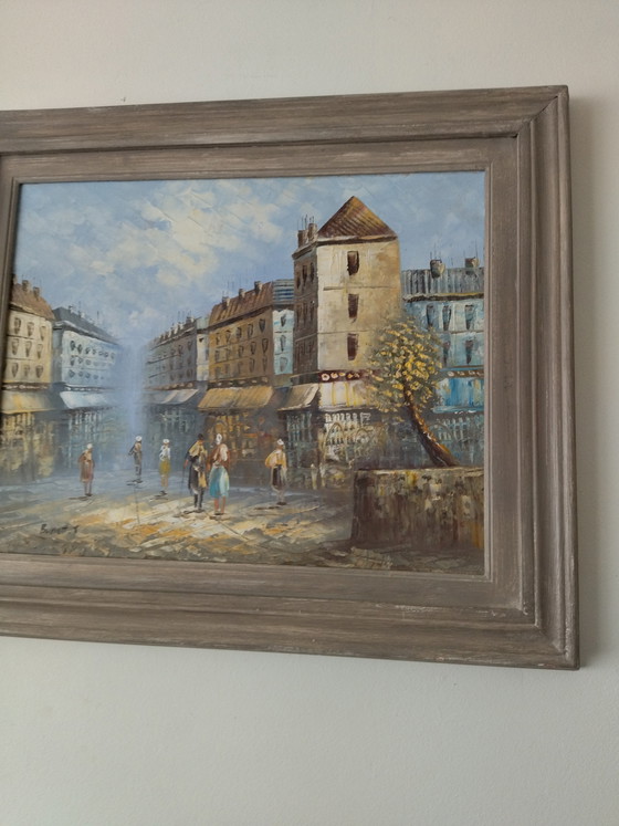 Image 1 of Oil on canvas by the artist Caroline Burnett (20th century)