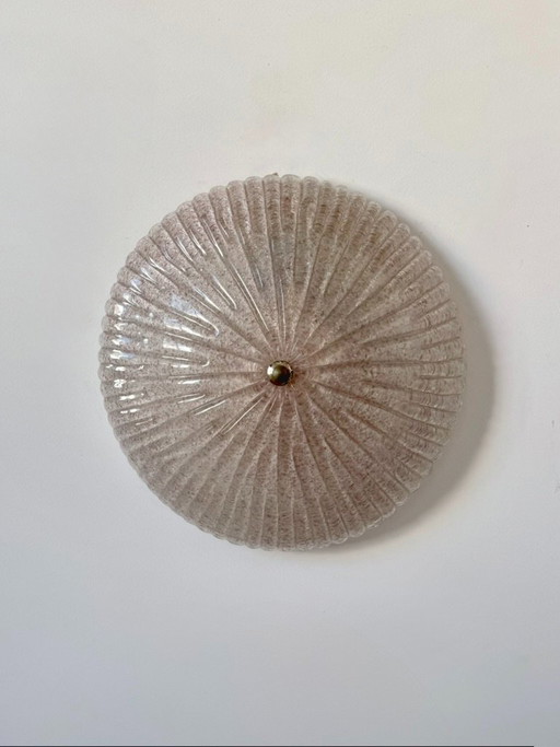 Applique da parete vintage di grandi dimensioni in vetro di Murano, Italia, 1970. – wandlampen, Glass (photo 2 of 9)