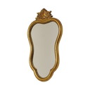 Französischer Spiegel im Barockstil, Gold, 54 cm