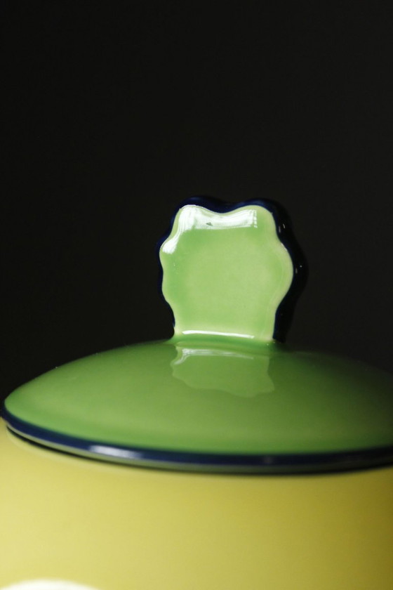 Image 1 of KG Lunéville - Multicolored modernist design teapot, France, 20th century