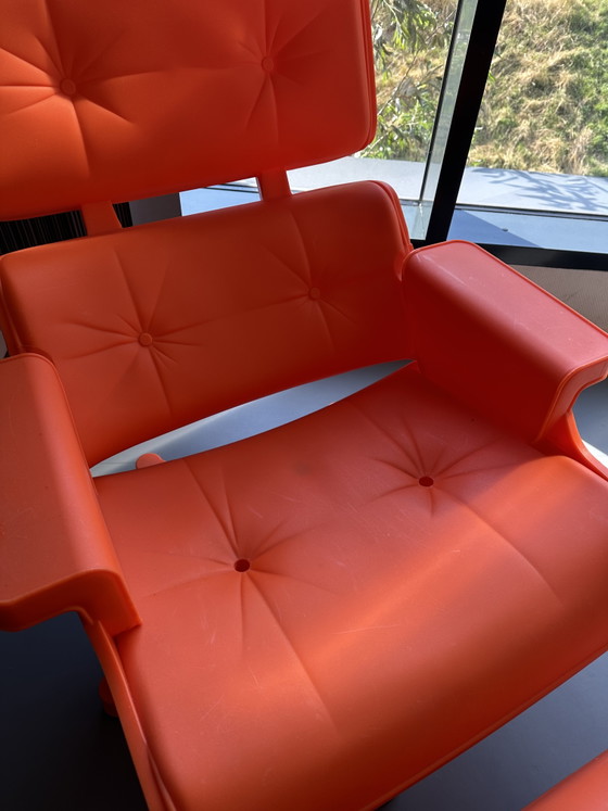 Fauteuil lounge MAL 1956 - extérieur – Chaises & fauteuils, Plastic (photo 5 of 6)