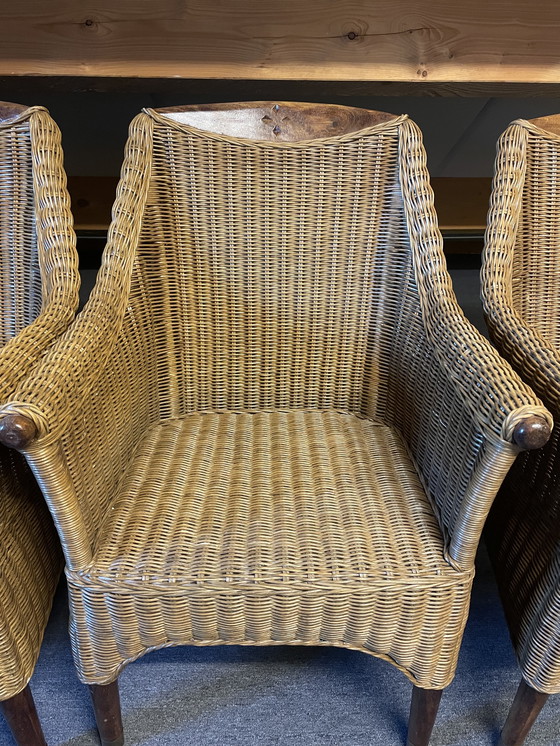 Image 1 of 4 poltrone Rotan vintage