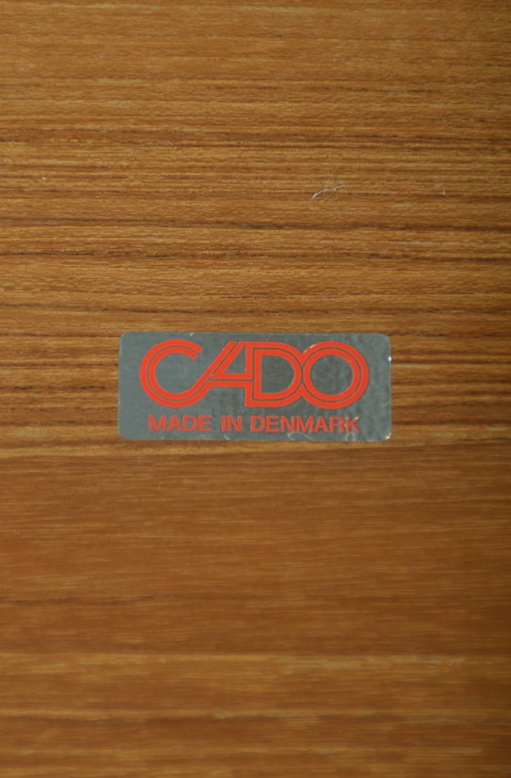 Image 1 of Deense serveerwagen ontworpen door Poul Cadovius voor Cado, jaren '60