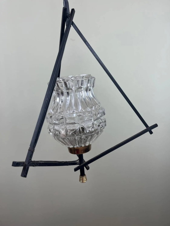 Lampada a sospensione Art Déco – Lampade a sospensione, Metal, Glass, Art Deco (photo 9 of 13)