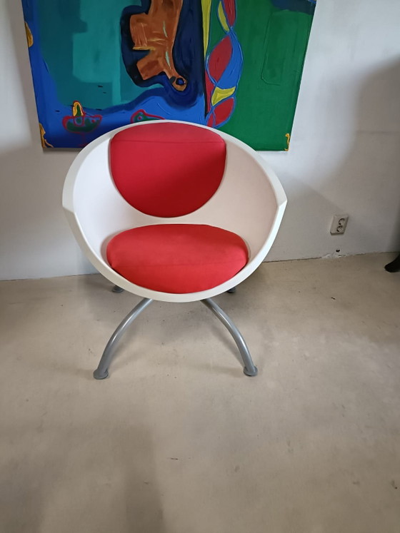 Poltrona a pozzetto vintage IKEA, Sedie girevoli, Metallo, Plastica, Grigio (foto 3 di 12)