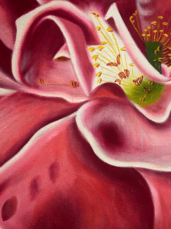 Image 1 of peinture contemporaine " fleur " 