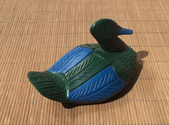 Image 1 of Artisanat d'Haïti : Canard en bois * Déco * Artisanat