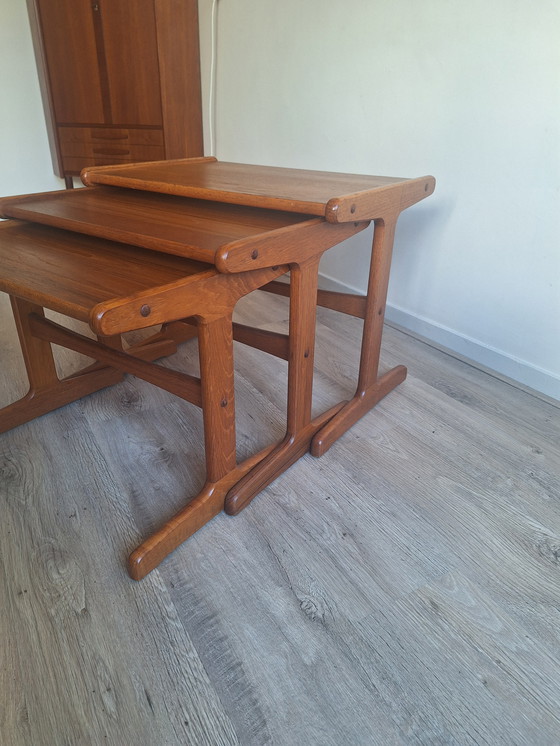 Image 1 of Vintage Teak Mimiset / Nesting Tables - Kai Kristiansen