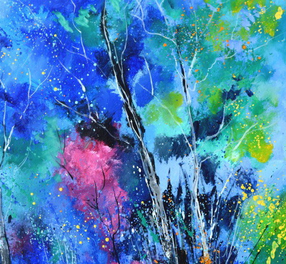 Summer Morning Light – P. Ladent, Pinturas y dibujos, Canvas (photo 3 of 5)