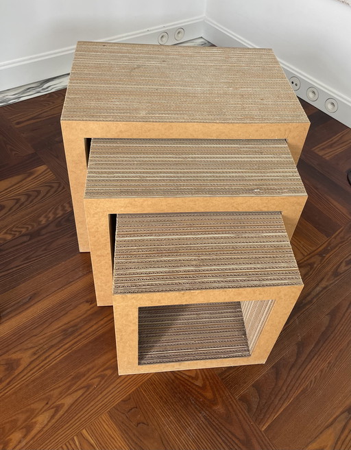 Frank Gehry Easy Edges Nesting Tables