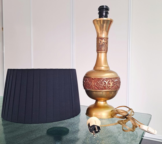 Image 1 of James Mont Korean vintage brass lamp