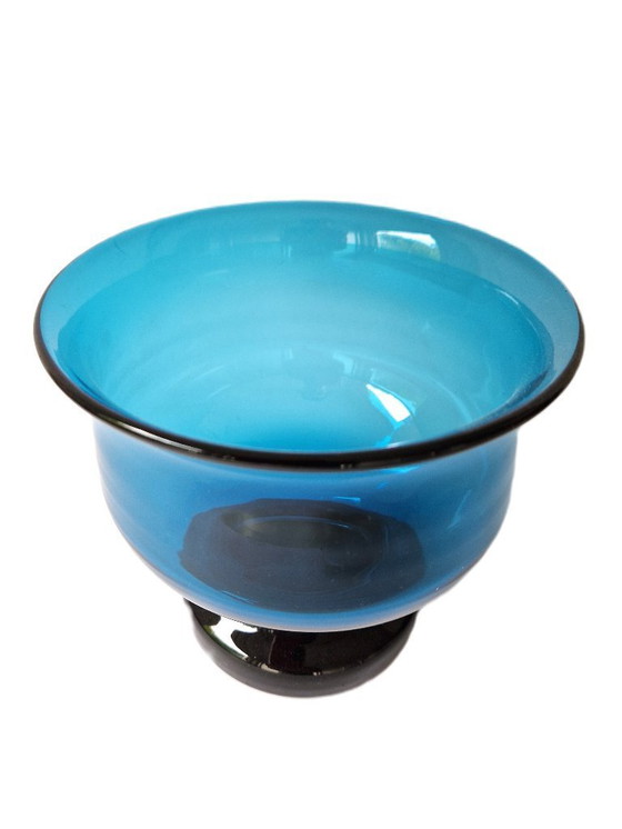 Image 1 of Kosta Boda - Bowl from the "Basun / Blå Serien" by Bertil Vallien