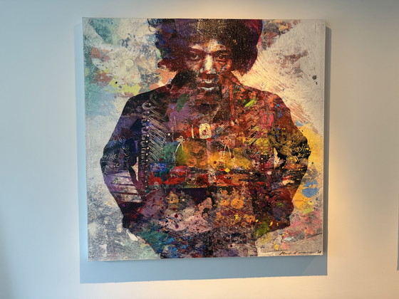 Image 1 of Karin Vermeer Jimi Hendrix Gemischte Medien