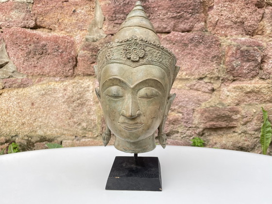 Image 1 of testa di Buddha