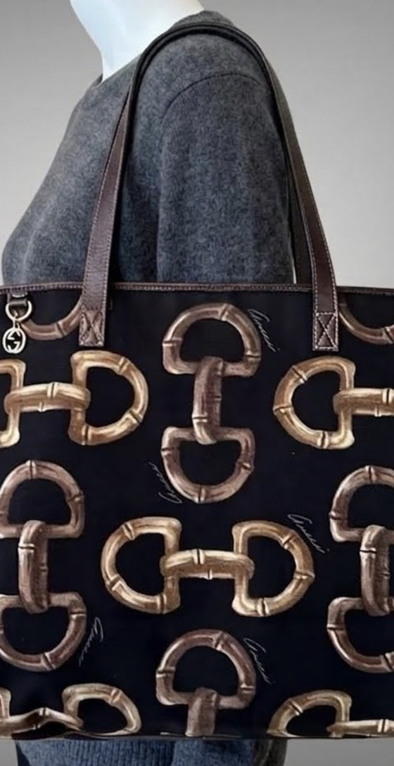 Tote Gucci Vinyage de tela de bambú – Bolsos tote, Leather, Canvas (photo 9 of 10)